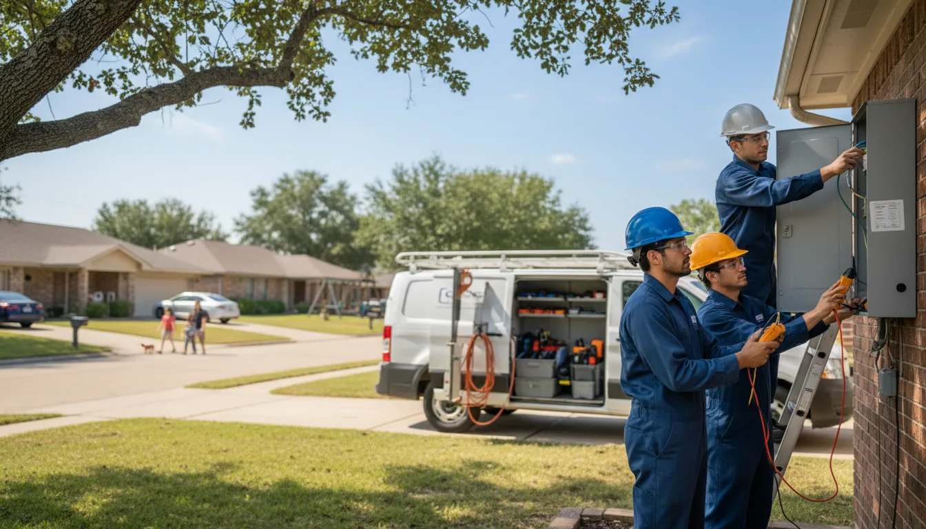 Certified electrician providing emergency electrical services in Pitman, PA